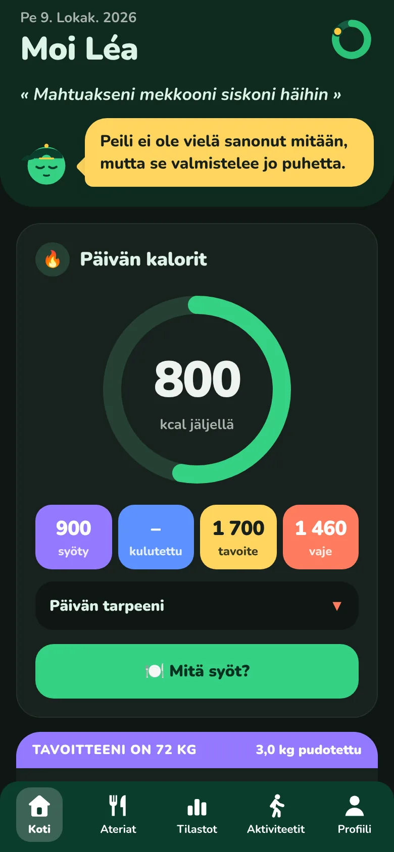 Kiloach yöllä